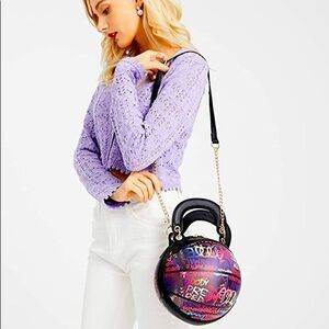 ⭐️HP⭐️ Graffiti Basketball Shape Clutch Model 1
